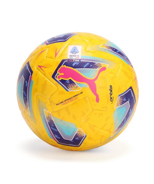 PUMA(PUMA)/サッカーボール オービタ SERIE A QUALITY PRO/PELÉYELLOW-BLUEGLIMMER-MULTICOLOUR