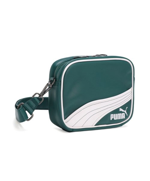 PUMA(PUMA)/ウィメンズ プーマ レトロ クロスボディー バッグ 1.5L/MALACHITE-PUMAWHITE