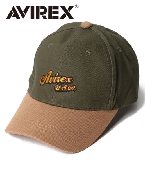 AVIREX(AVIREX)/AVIREX BYCOLOR TWILL LOW CAP C/カーキー