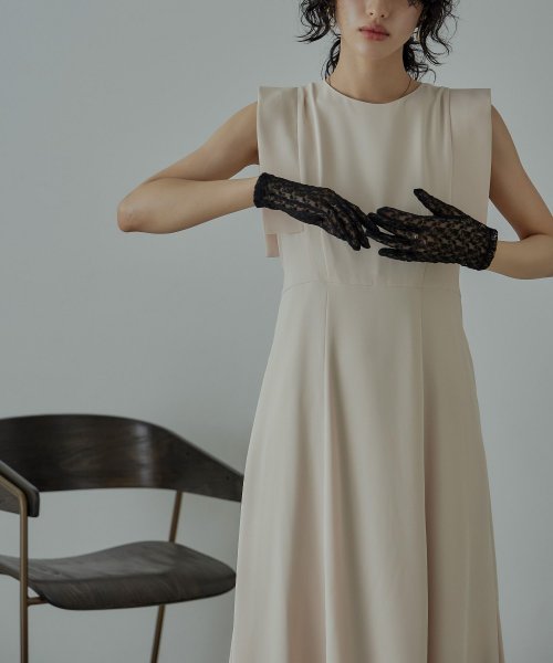 niana ニアナ 結婚式 ワンピース パーティードレス バックオープン バックリボン ロング丈 ノースリーブ オケージョン 1.5次会 春夏 秋冬 二次会 謝 ニアナ 二次会 5cm