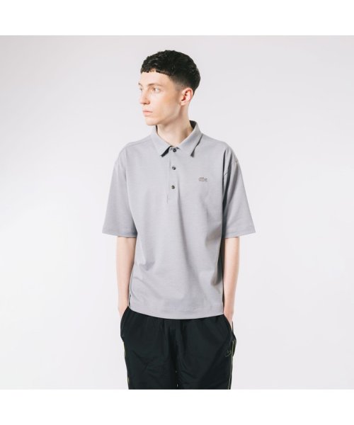 LACOSTE Mens(ラコステ　メンズ)/鹿の子地ポロシャツ/グレー