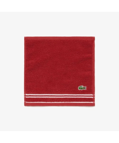 LACOSTE UNISEX(ラコステ　ユニセックス)/ベーシックタオルハンカチ/レッド