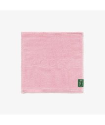 LACOSTE UNISEX(ラコステ　ユニセックス)/ワントーンブランディングタオルハンカチ/ピンク