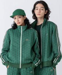 LACOSTE Mens(ラコステ　メンズ)/モノグラムジャカードトラックジャケット/ダークグリーン