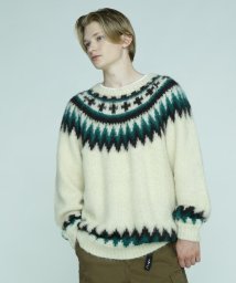 MANASTASH(マナスタッシュ)/MANASTASH/マナスタッシュ/ABERDEEN SWEATER NORDIC/ナチュラル4