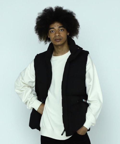 MANASTASH(マナスタッシュ)/MANASTASH/マナスタッシュ/MARTY DOWN VEST '23/マーティーダウンベスト/ブラック