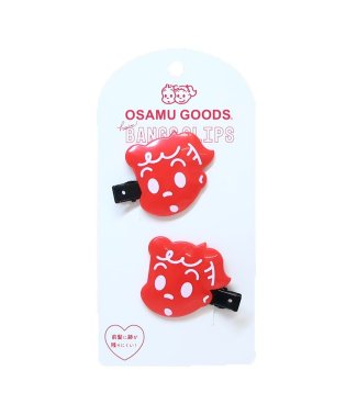 cinemacollection/オサムグッズ ヘアアクセ ダイカット前髪クリップ JILL Osamu Goods 粧美堂 RED TONE SERIES ヘアークリップ キャラクター グッズ/505506890