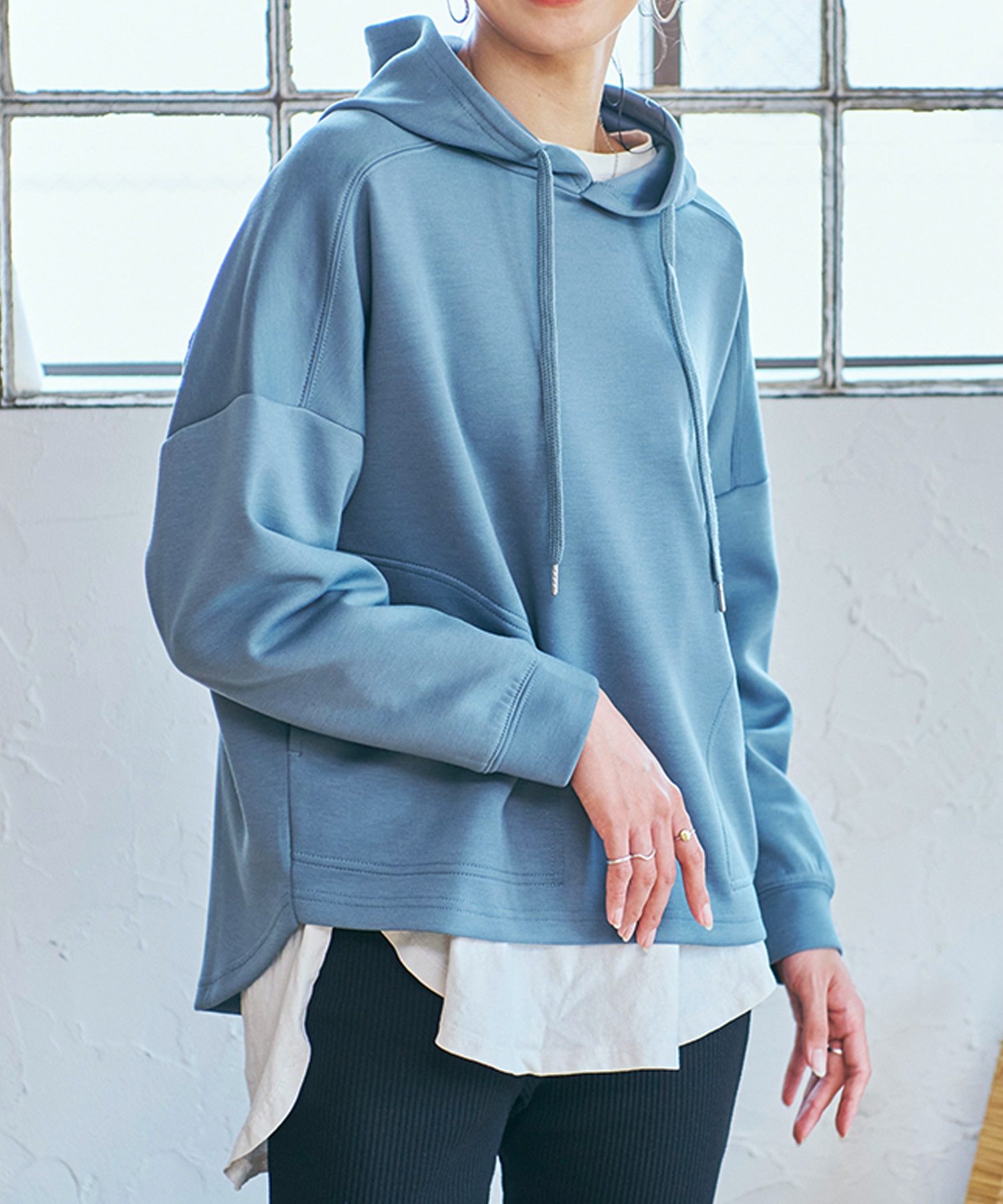 【Lee】【E hyphen world gallery】ドルマンパーカー