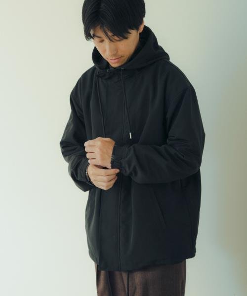 ITEMS URBANRESEARCH(アイテムズアーバンリサーチ（メンズ）)/グログラン マウンテンパーカー/BLK