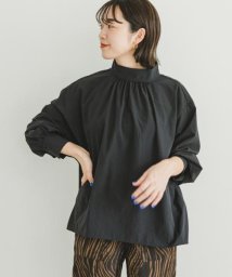 ITEMS URBANRESEARCH(アイテムズ アーバンリサーチ（レディース）)/バックリボンハイネックブラウス/BLK