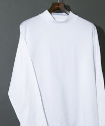 URBAN RESEARCH ROSSO(URBAN　RESEARCH　ROSSO（MEN）)/『XLサイズあり』JAPAN FABRICロングスリーブモックTシャツ/WHITE