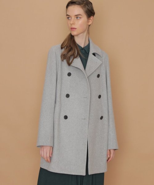【エクラ掲載】【KEIGHLEY/キースリー】ファインウールメルトンコート KEIGHLEY/キースリー