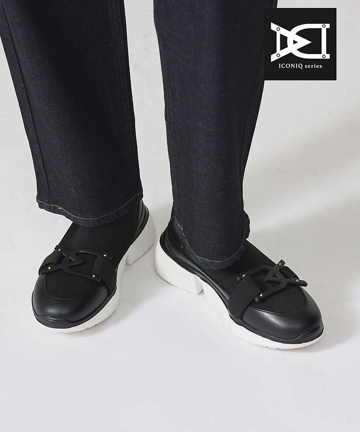 AuBANNISTER 【アイコニックシリーズ】ニットスニーカー ブラック M AuBANNISTER 【アイコニックシリーズ】ニットスニーカー ブラック M