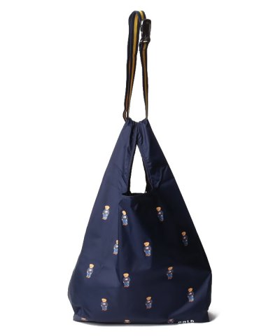 ショルダーベルト付きレインバッグ ドット ポロベア ユニセックス レイングッズ