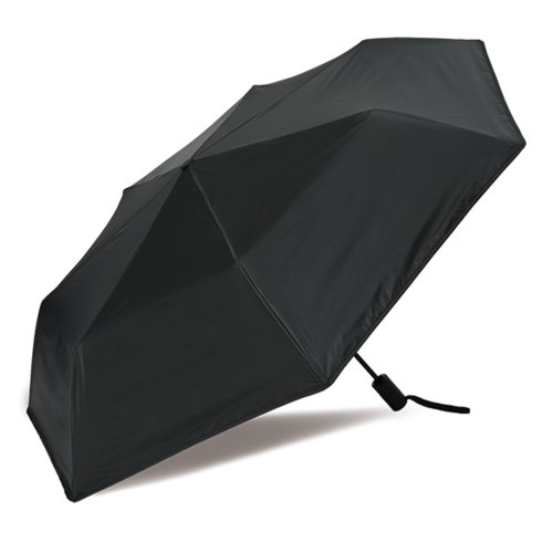 BACKYARD FAMILY(バックヤードファミリー)/KiU キウ 晴雨兼用折りたたみ傘 オートマティック/ブラック