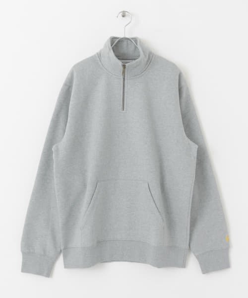 SENSE OF PLACE by URBAN RESEARCH(センスオブプレイス バイ アーバンリサーチ)/carhartt　NECK ZIP SWEAT/GRAY