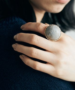 marjour/MARBLE CIRCLE RING/505508502