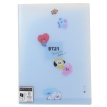 cinemacollection/BT21 LINE FRIENDS キャラクター クリアファイル A4 6ポケット カラー ポケットファイル コロコロ クラックス プレゼン /505509150
