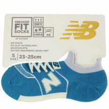 cinemacollection/ニューバランス 女性用靴下 レディーススニーカーソックス S ブルー new balance シン NB エヌビー/505509746