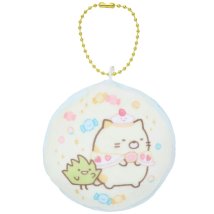 cinemacollection/すみっコぐらし キャラクター ミニぬいぐるみ 丸型ボールチェーンマスコット ねこ プレゼント 男の子 女の子 ギフト /505511287