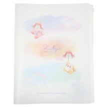 cinemacollection/星のカービィ ポケットファイル ファスナー付き6ポケットクリアファイル A4 MELTY SKY 新入学/505512042