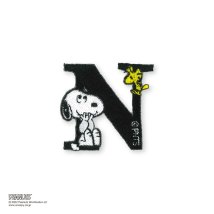 cinemacollection/スヌーピー イニシャルワッペン ワッペン N 新入学 ピーナッツ キャラクター/505512215