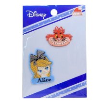 cinemacollection/ふしぎの国のアリス 手芸用品 ディズニー 入園 入学 準備雑貨 ワッペン キャラクター グッズ パイオニア アリス＆チェシャ猫 アイロンパッチ2個セッ/505513684