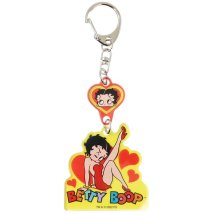 cinemacollection/ベティブープ BETTY BOOP キャラクター キーリング 2連アクリルキーホルダー HEART プレゼント 男の子 女の子 ギフト /505514685