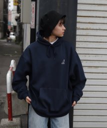 ZIP FIVE/ZIPFIVE×KANGOL 裏起毛ビッグシルエットパーカー/505516609