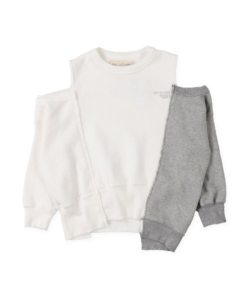 ビンテージ裏毛 リメイク オフショル スウェット(505516764)｜阪急  