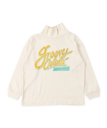 GROOVY COLORS(グルービーカラーズ)/GROOVY HI NECK 長袖 Tシャツ/オフホワイト