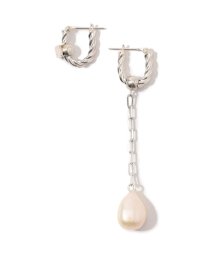 TOMORROWLAND GOODS/PLOW  pearl chain charm wreath ピアス/505517263