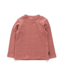 apres les cours(アプレレクール)/ふくれジャガードTシャツ/ピンク