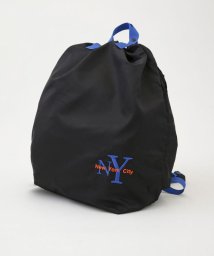 nano・universe(ナノ・ユニバース)/TAMANIWA/別注 NY logo BAG/ブラック