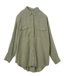 MICA&DEAL(マイカアンドディール)/military shirt/KHAKI