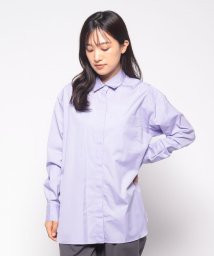 MICA&DEAL(マイカアンドディール)/hiyoku box shirt/PURPLE