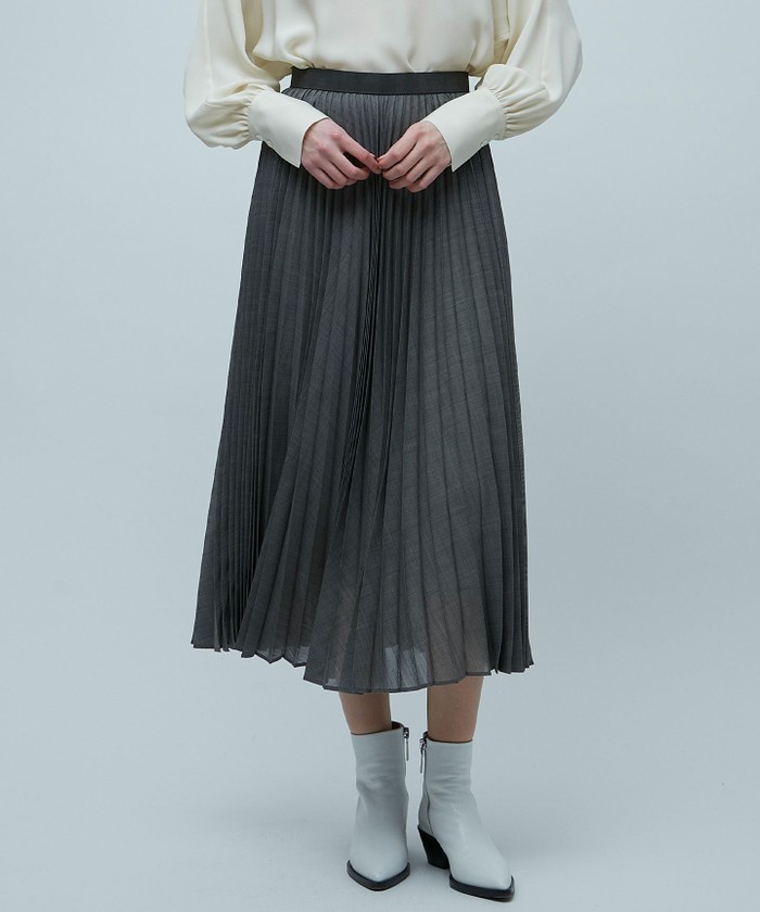 BEIGE 【Oggi 1月号掲載】MOYE / プリーツスカート CGRAY 4 BEIGE 【Oggi 1月号掲載】MOYE / プリーツスカート CGRAY 4