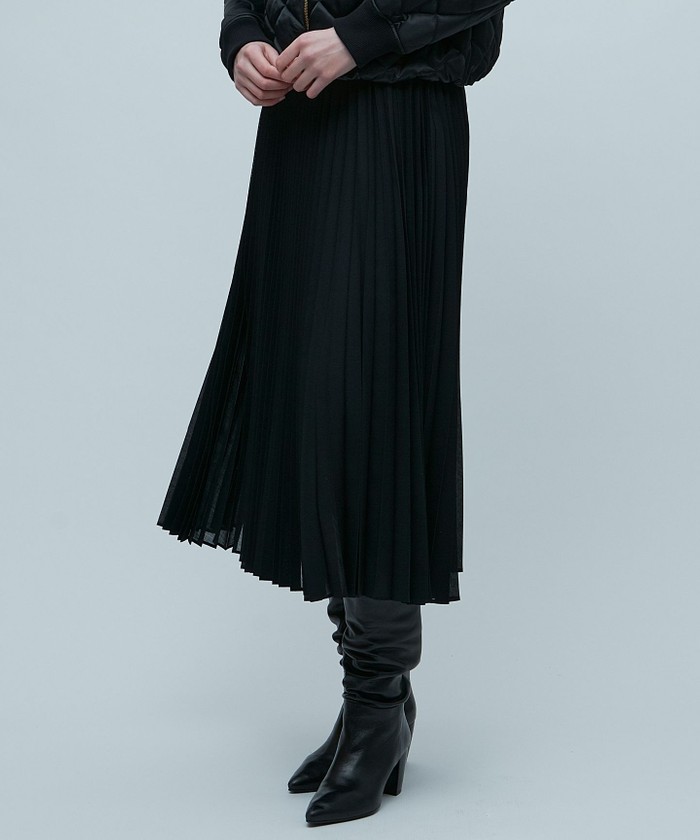 BEIGE 【Oggi 1月号掲載】MOYE / プリーツスカート BLACK 2 BEIGE 【Oggi 1月号掲載】MOYE / プリーツスカート BLACK 2