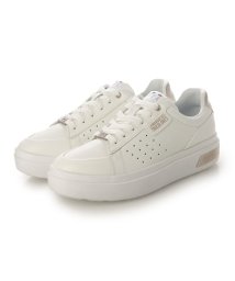 le coq sportif(ルコックスポルティフ)/【レイン対応】厚底レースアップスニーカー（LAセーヴルPF/LASEVRESPF）/ピンクコンビ