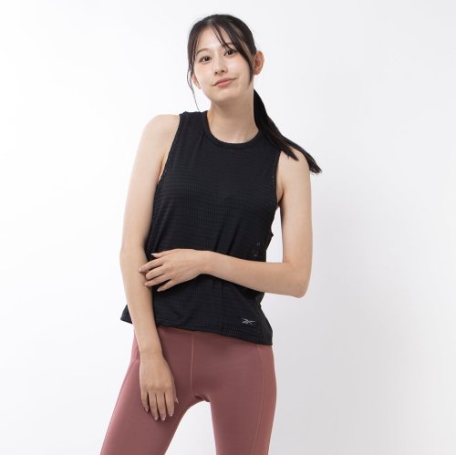 Reebok(Reebok)/パーフォレイティド タンクトップ / Perforated Tank Top /ブラック