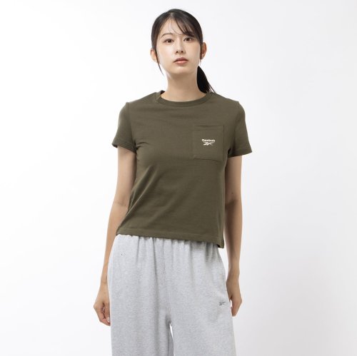 Reebok(Reebok)/Tシャツ / RI SL Tee /グリーン