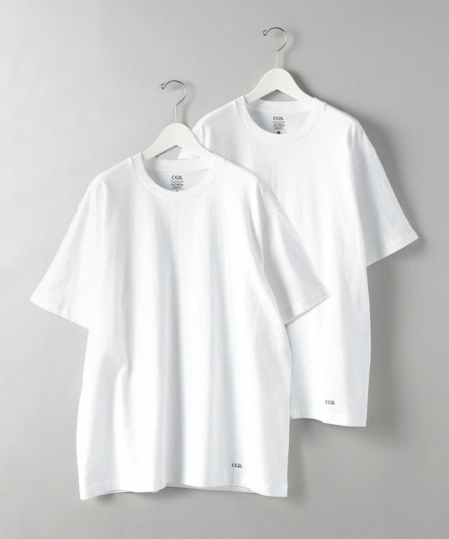 California General Store(カリフォルニア ジェネラルストア)/＜CGS.＞ オーガニックコットン 2パック Tシャツ/WHITE