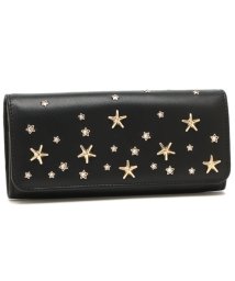 JIMMY CHOO/ジミーチュウ 長財布（かぶせ蓋） ニノ スタースタッズ ブラック レディース JIMMY CHOO NINO CZN BLACK LIGHT GOLD/505519512