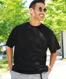 JIGGYS SHOP(ジギーズショップ)/TYGHUS(タイガス) ポケット半袖コットンTシャツ / Tシャツ メンズ ティーシャツ 半袖 カットソー トップス アウトドア ブランド ポケT/ブラック