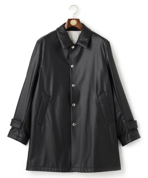 【プロテインレザー】ステンカラーコート 