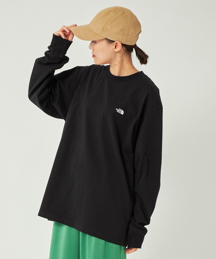 WEB限定】＜THE NORTH FACE＞ロングスリーブ ヌプシ ロゴ Tシャツ