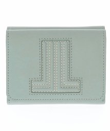 LANVIN en Bleu(BAG)(ランバンオンブルー（バッグ）)/ヴィジュ 三つ折り財布/グレイッシュブルー