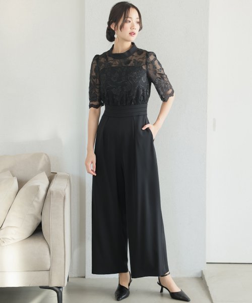 結婚式 パンツドレス 結婚式 二次会 食事会 セレモニー 発表会