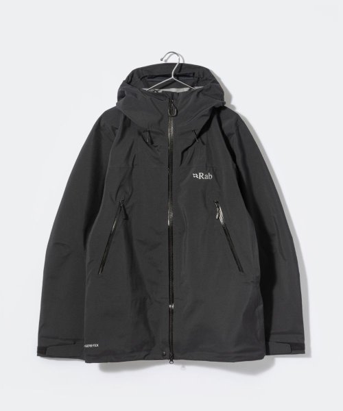 RAB(ラブ)/ラブ Rab QWH－01 ジャケット Kangri GTX Jacket メンズ レディース アウター カングリ ゴアテックス マウンテンジャケット キャンプ/ブラック