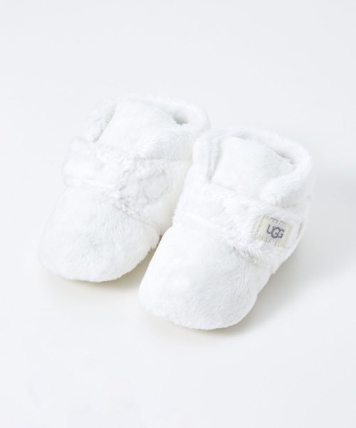 UGG(UGG)/アグ UGG 1103497I Bixbee サンダル ビックスビー キッズ・ベビー シューズ ベビーシューズ ファーストシューズ ファー 防寒 プレゼント 赤/オフホワイト